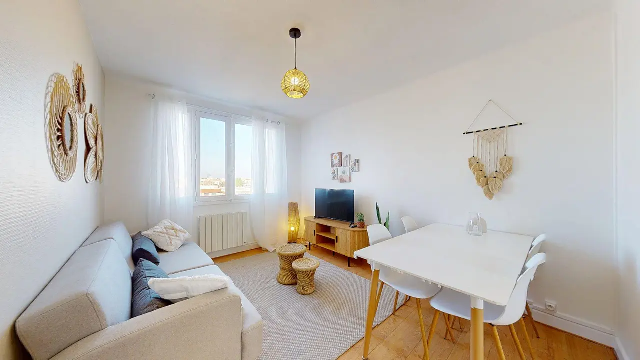 Colocation meublée de 58.13m2 - 490€ - Villeurbanne