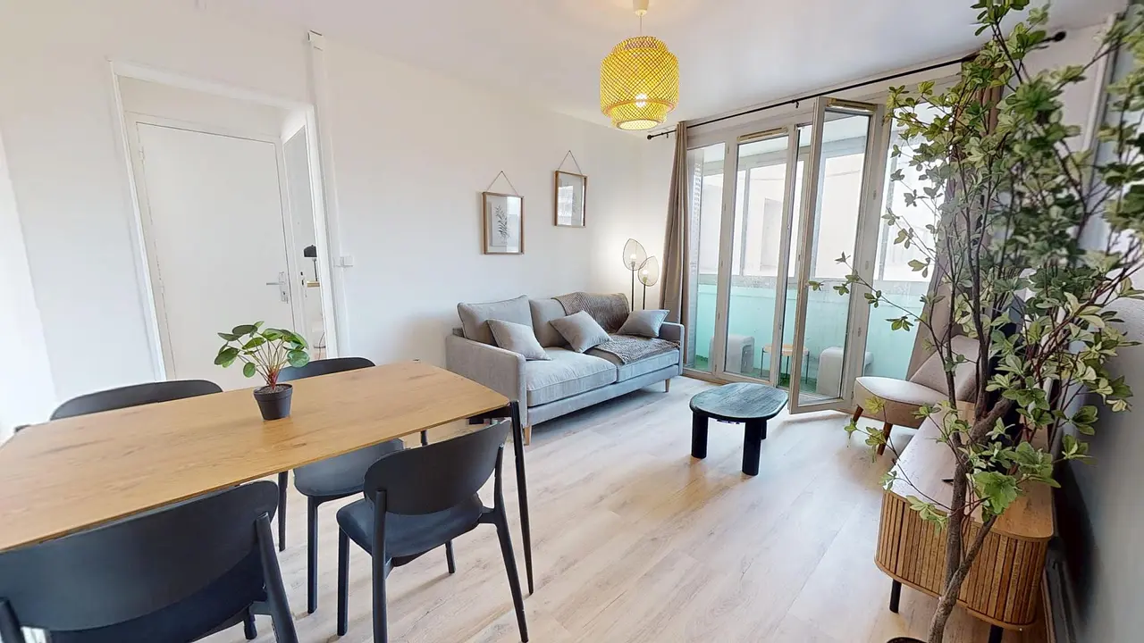 Colocation meublée de 73.23m2 - 495€ - Lyon