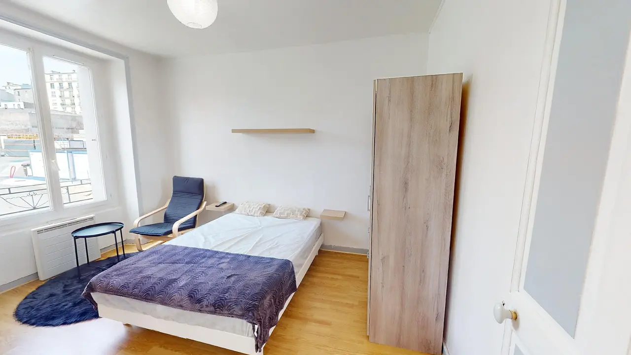 Appartement meublé de 23.0m2 - 470€ - Brest