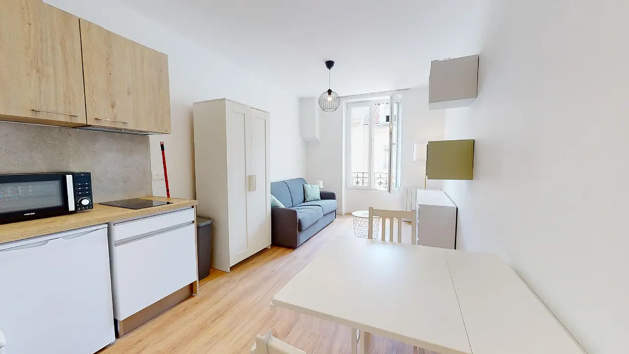 Appartement meublé de 20.71m2 - 539€ - Villeurbanne