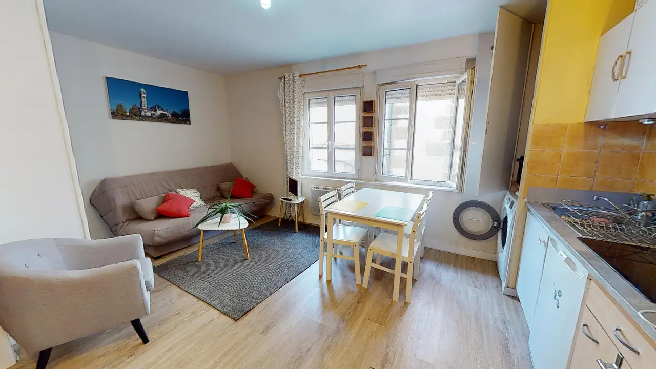 Appartement meublé de 35.0m2 - 486€ - Limoges