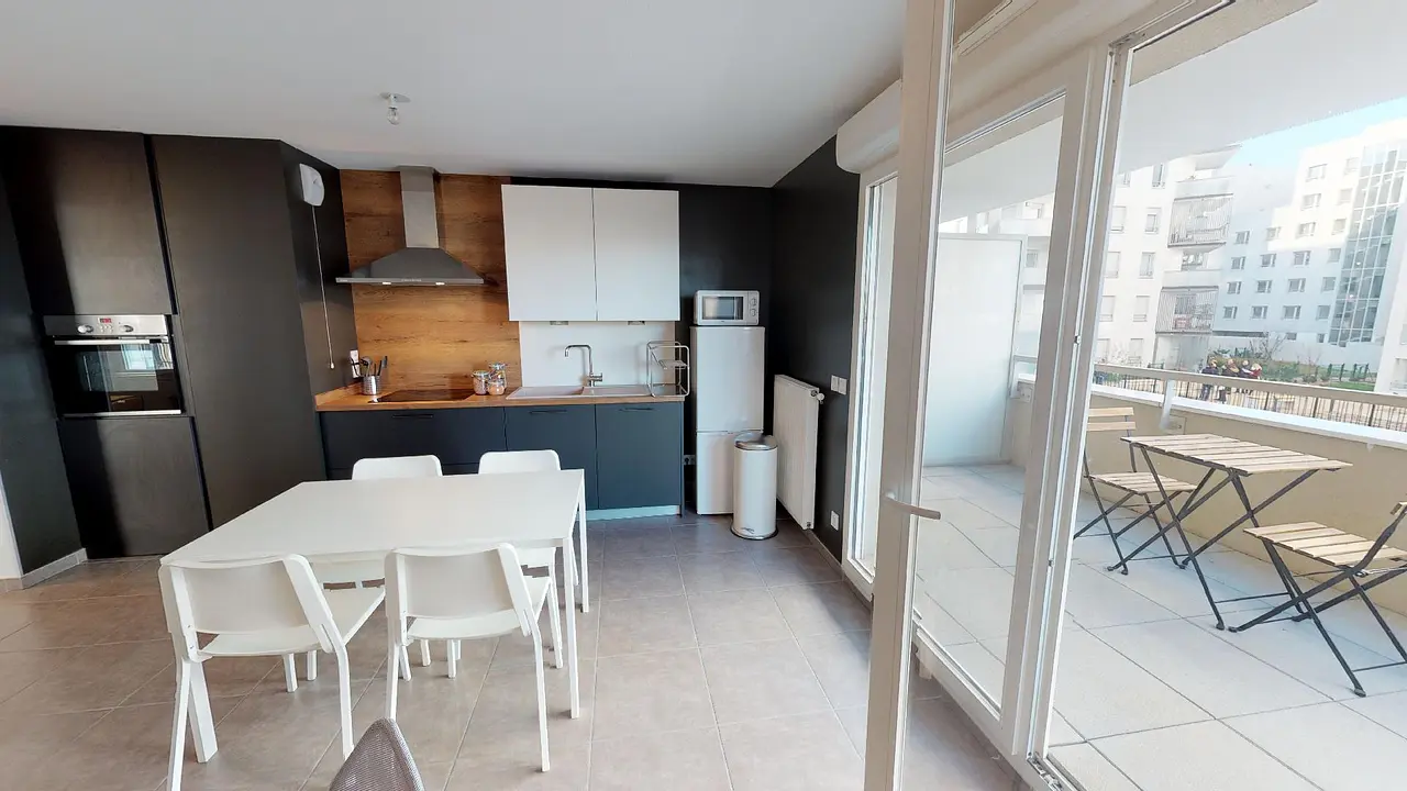 Appartement meublé de 45.0m2 - 838€ - Vaulx-en-Velin