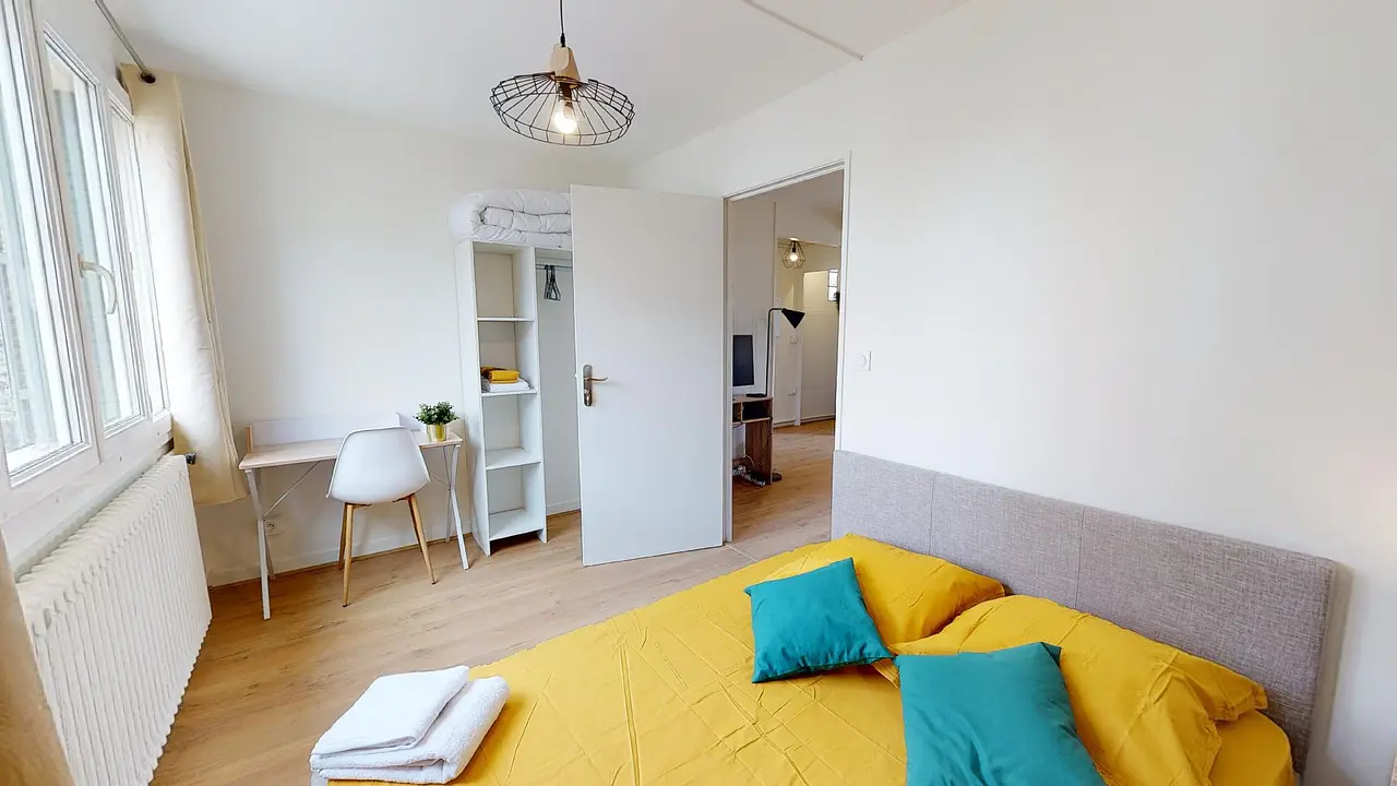 Colocation meublée de 68.0m2 - 551€ - Lyon