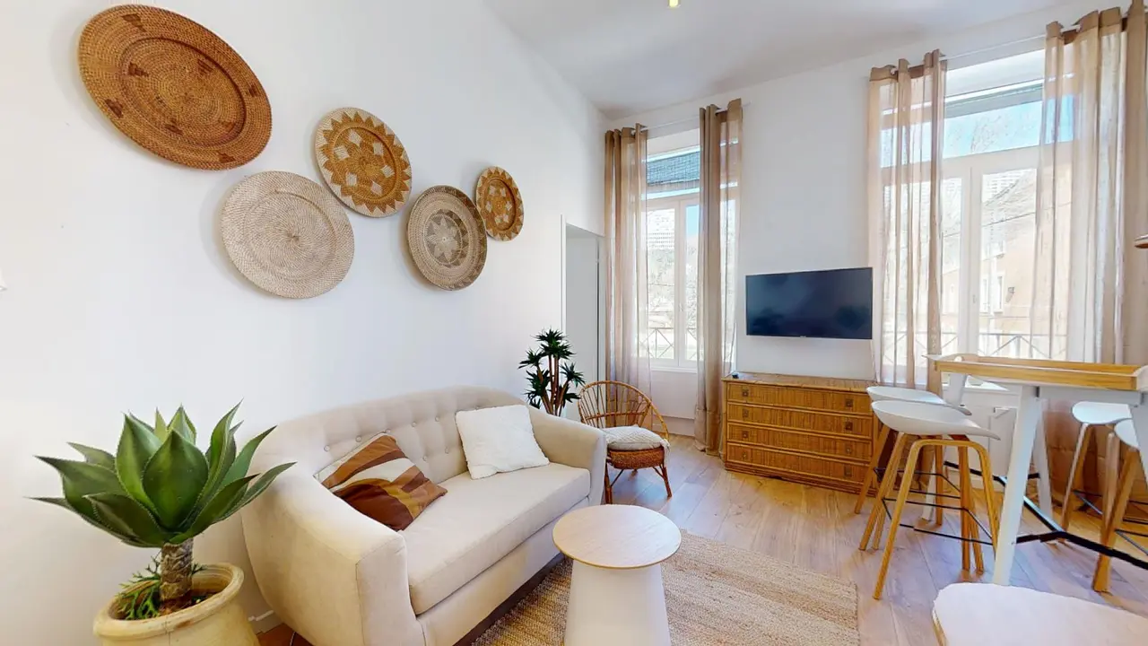 Appartement meublé de 30.83m2 - 858€ - Lyon