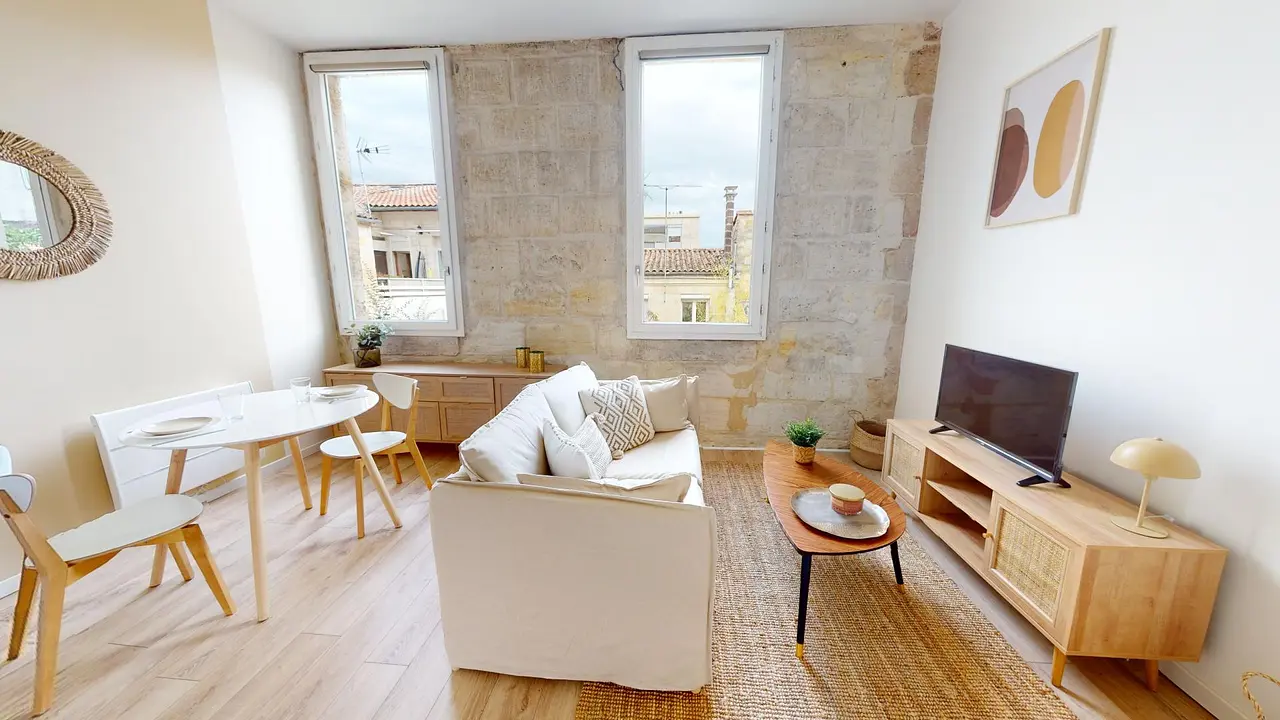 Appartement meublé de 27.76m2 - 717€ - Bordeaux