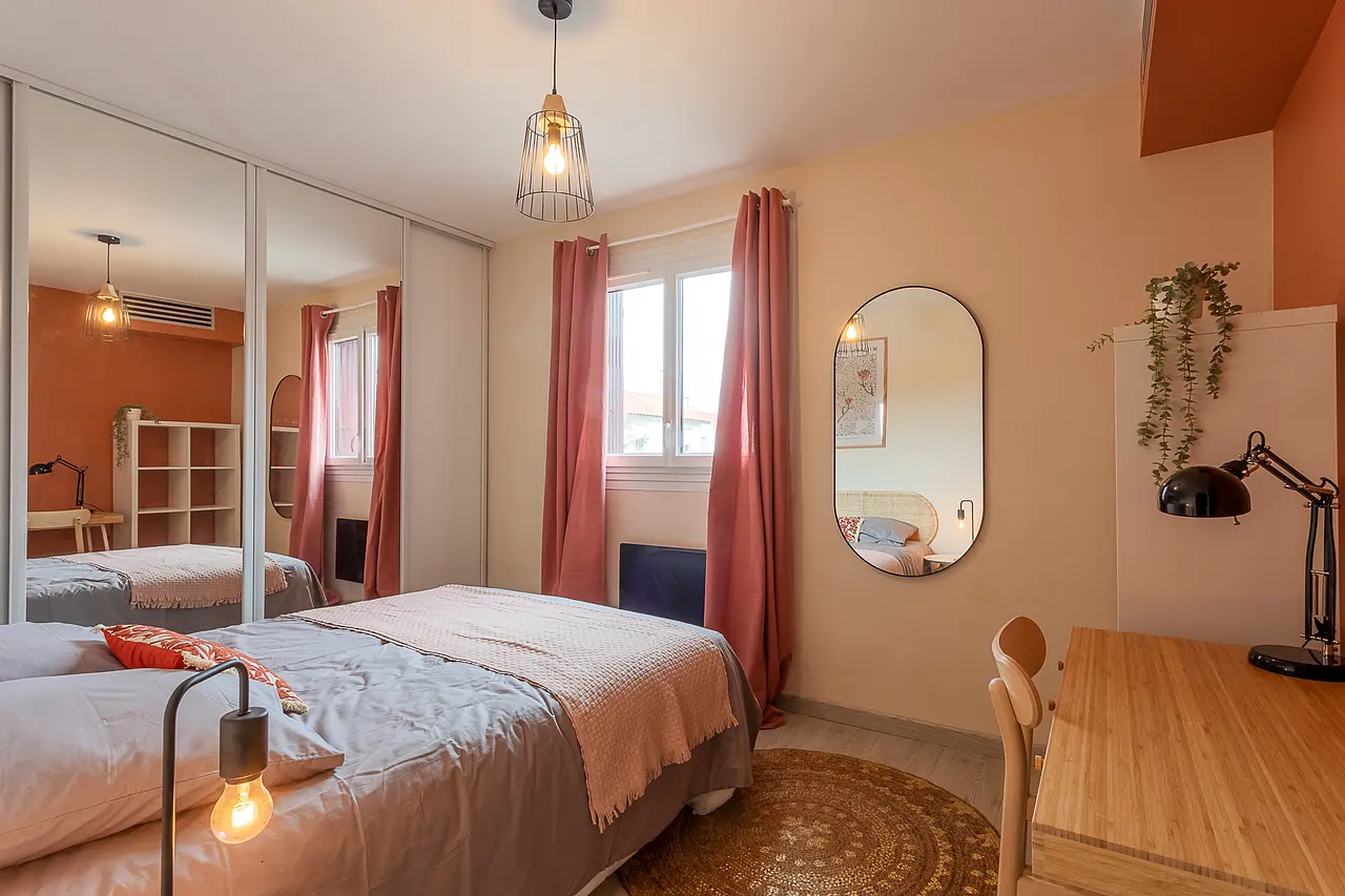 Chambre terra 11m2 - colocation mixte de 4