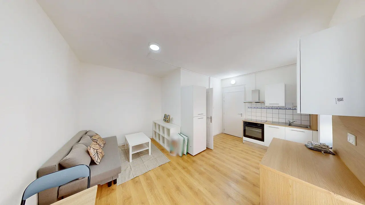 Appartement meublé de 22.22m2 - 400€ - Mulhouse