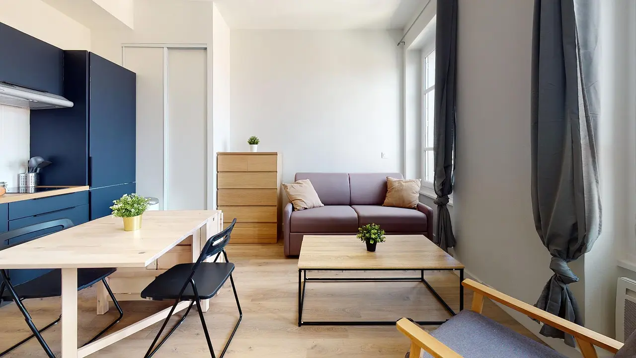 Appartement meublé de 20.0m2 - 677€ - Lyon