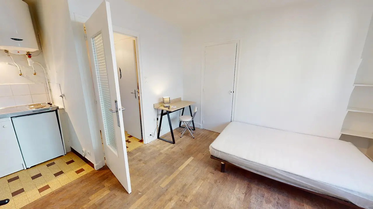 Appartement meublé de 20.42m2 - 465€ - Grenoble