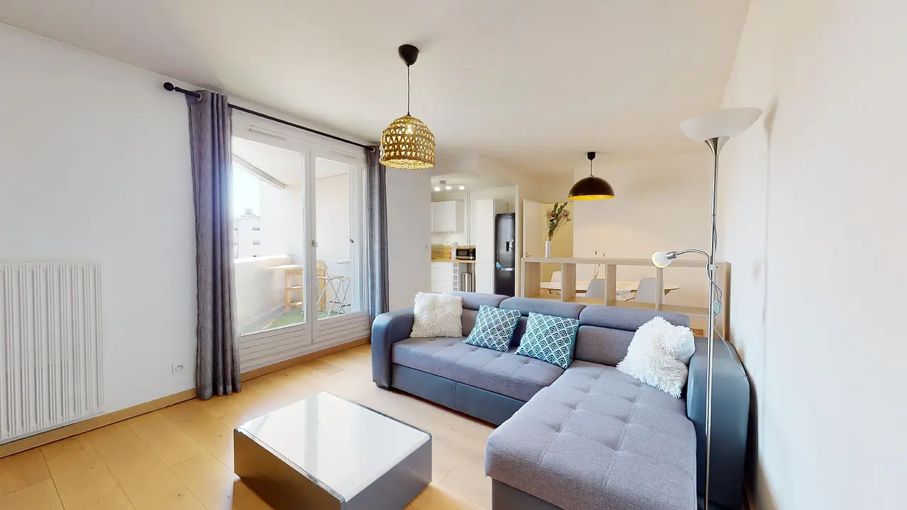 Appartement meublé de 55.46m2 - 1172€ - Lyon