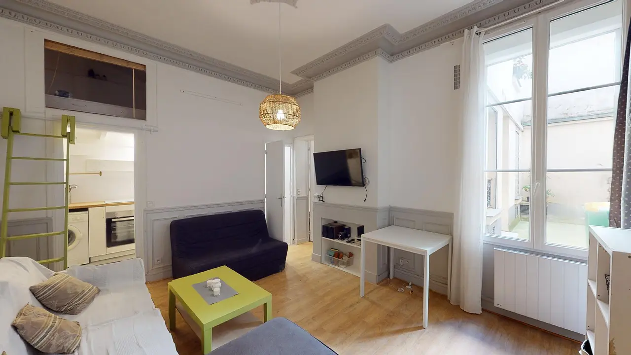 Appartement meublé de 34.0m2 - 1204€ - Paris