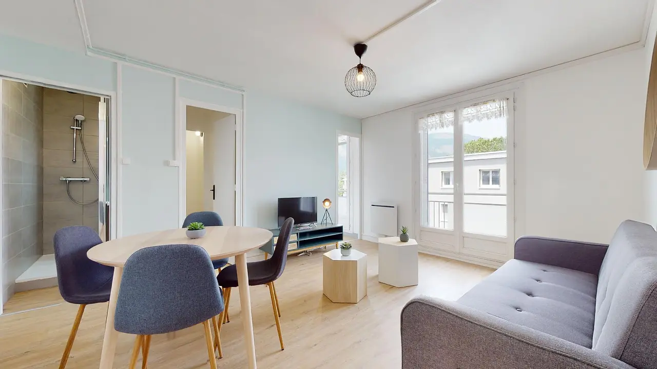 Appartement meublé de 48.64m2 - 1008€ - Grenoble