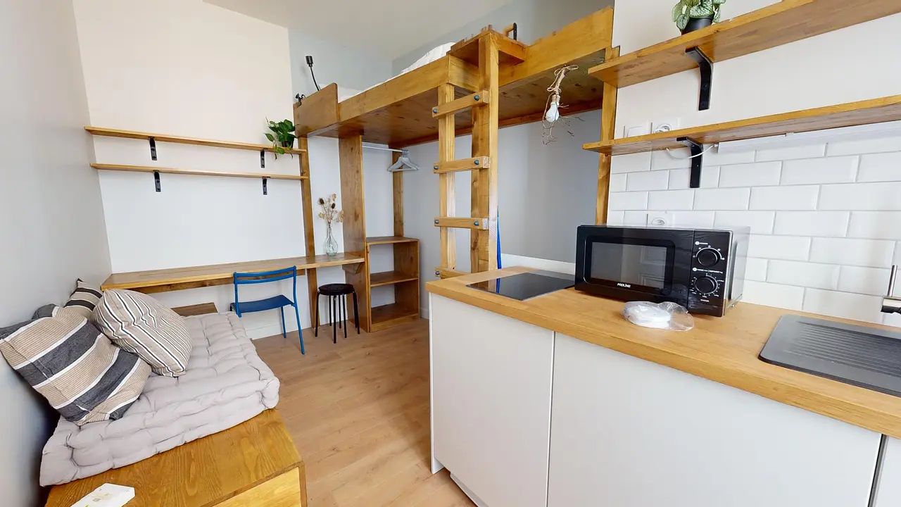 Appartement meublé de 13.0m2 - 604€ - Lyon