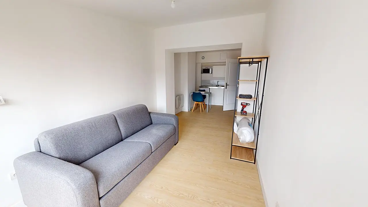 Appartement meublé de 22.0m2 - 448€ - Roubaix