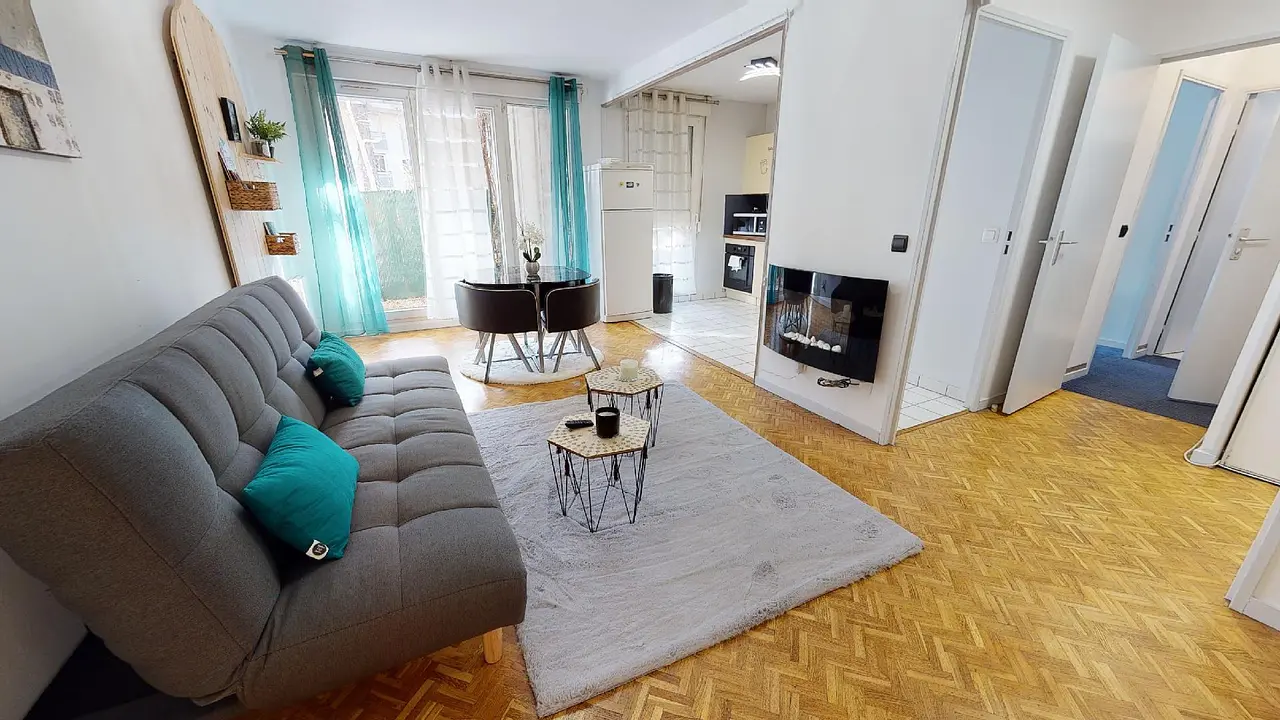 Appartement meublé de 50.0m2 - 1055€ - Lyon