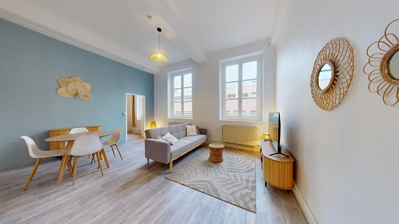 Appartement meublé de 46.24m2 - 960€ - Lyon