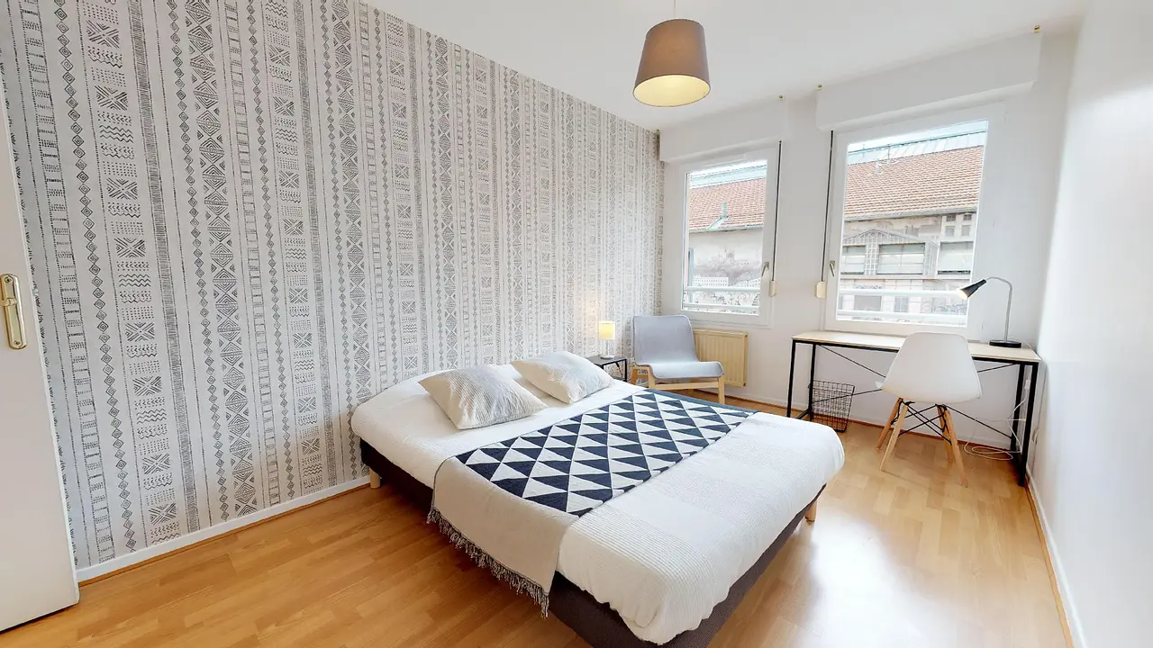 Colocation meublée de 106.0m2 - 520€ - Lyon