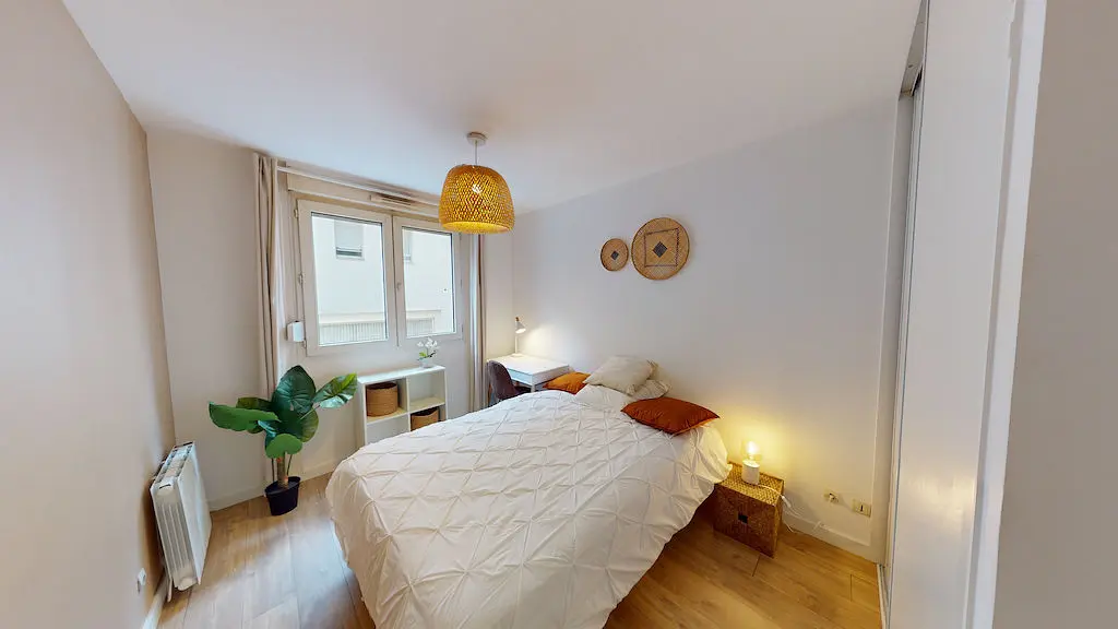 Colocation meublée de 58.59m2 - 681€ - Lyon