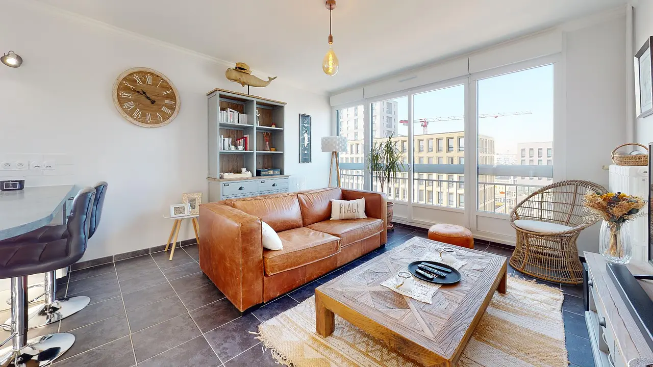 Appartement non meublé de 62.0m2 - 1005€ - Nantes