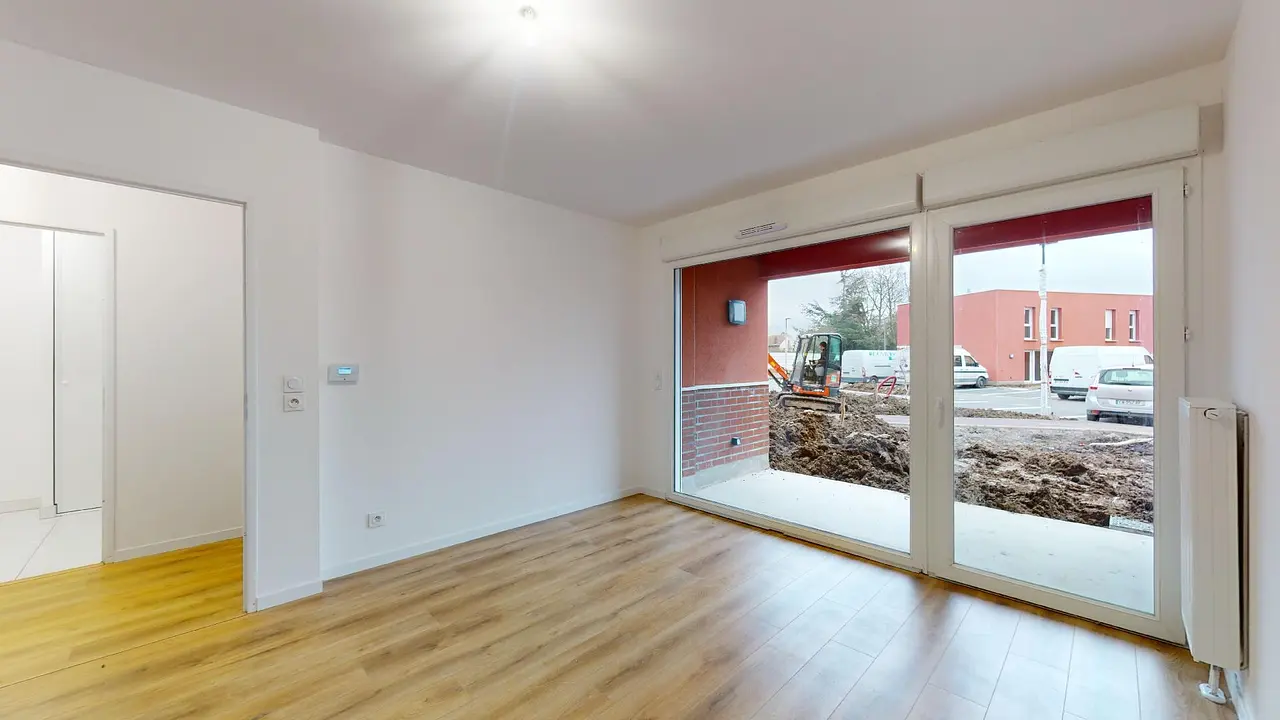 Appartement non meublé de 40.5m2 - 567€ - Seclin