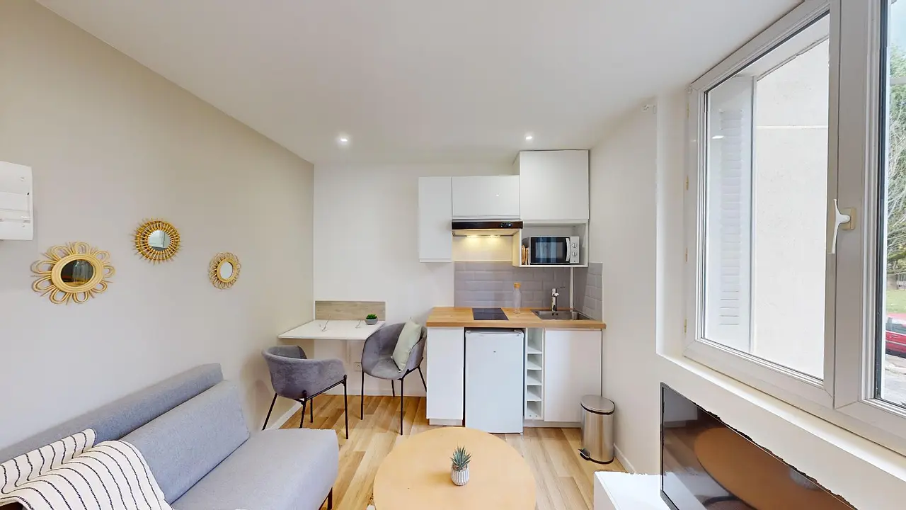 Appartement meublé de 17.64m2 - 585€ - Saint-Martin-d'Hères