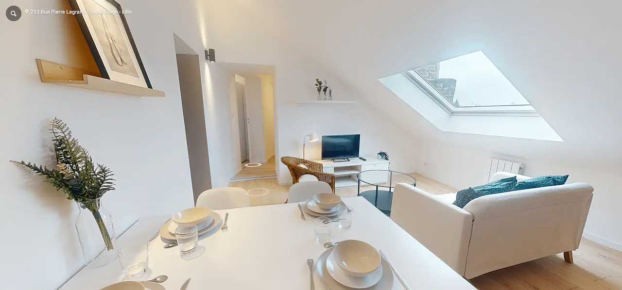 Colocation meublée de 58.0m2 - 503€ - Lille