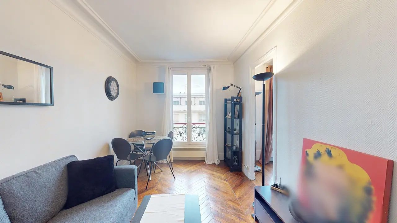 Appartement meublé de 27.0m2 - 1100€ - Levallois-Perret