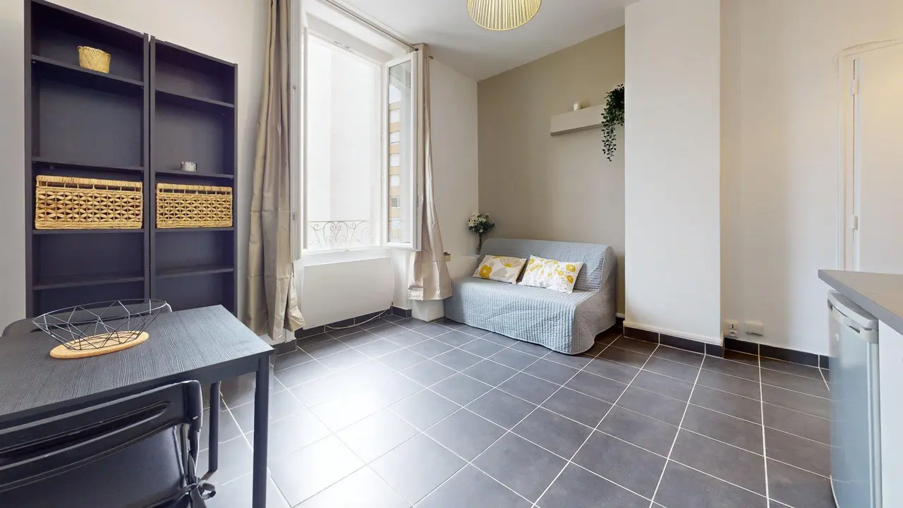 Appartement meublé de 19.13m2 - 660€ - Villeurbanne