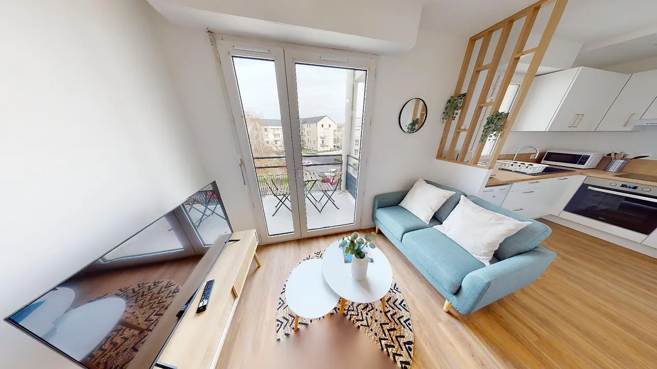 Appartement meublé de 24.0m2 - 641€ - Caen