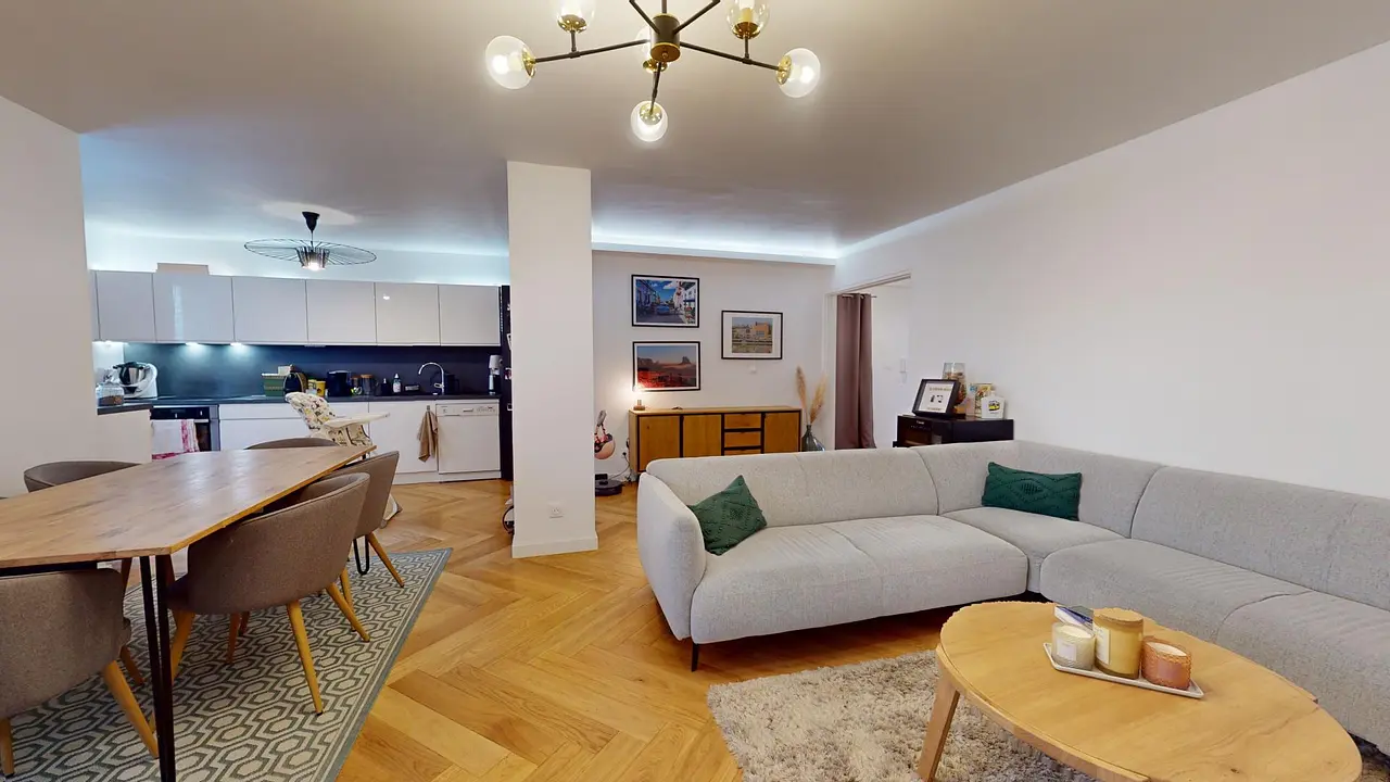 Appartement non meublé de 88.0m2 - 1535€ - Lyon