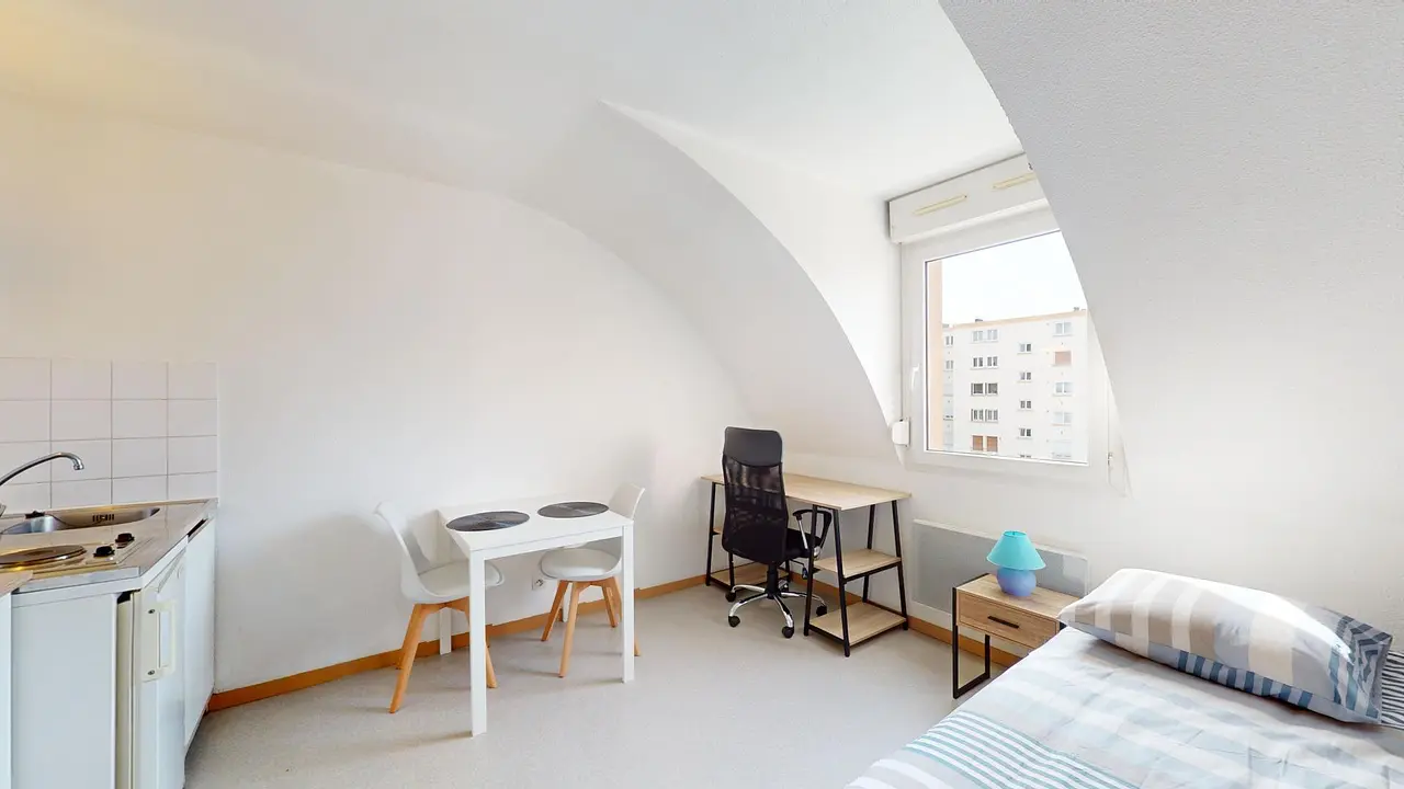 Appartement meublé de 19.76m2 - 420€ - Dijon