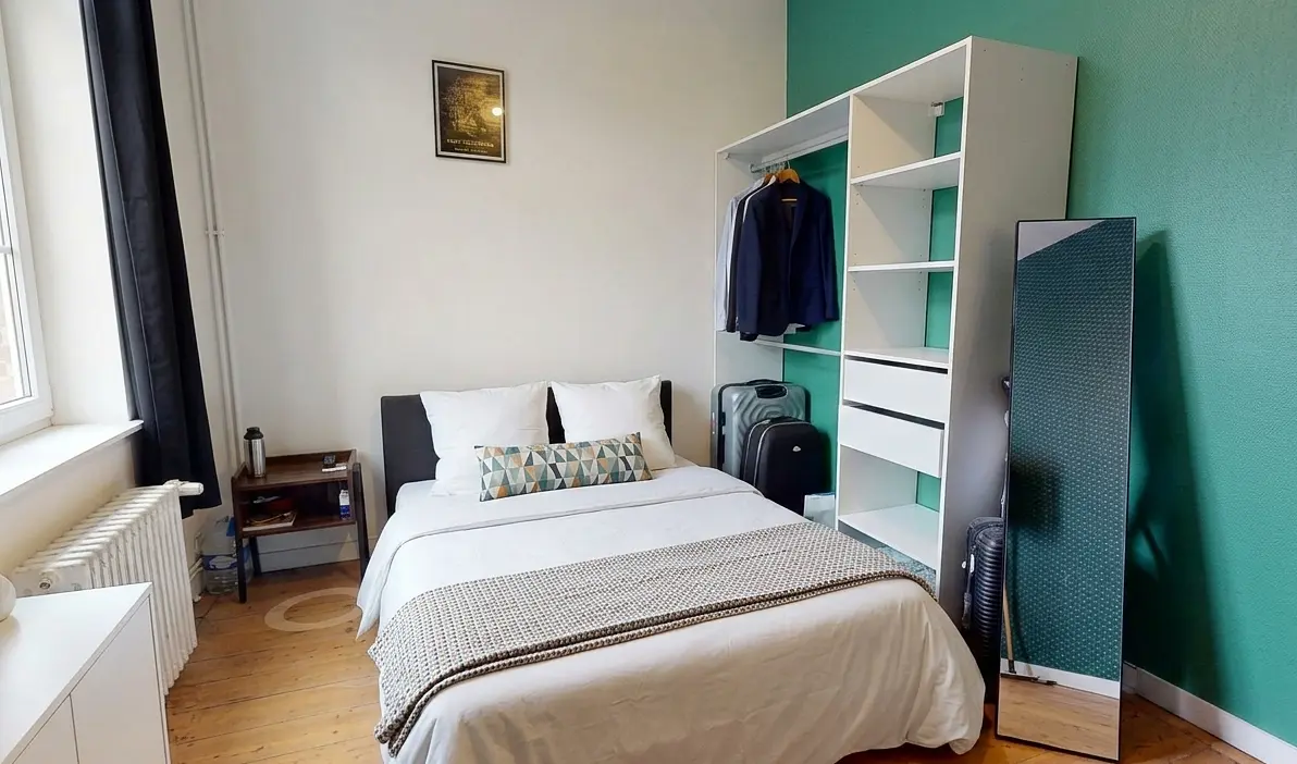 Colocation meublée de 87.18m2 - 350€ - Roubaix