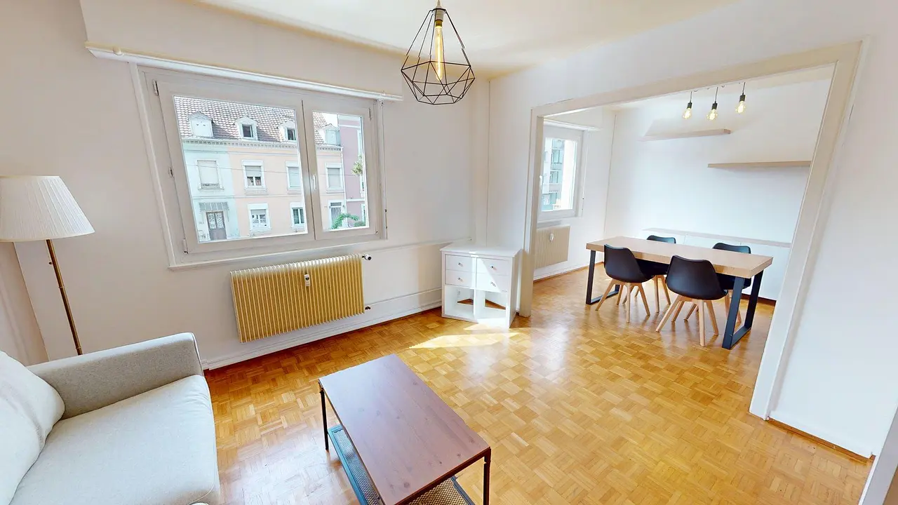 Appartement meublé de 69.0m2 - 800€ - Mulhouse