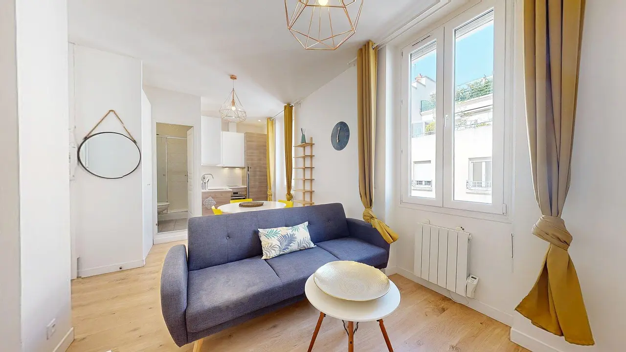 Appartement meublé de 28.1m2 - 805€ - Lyon