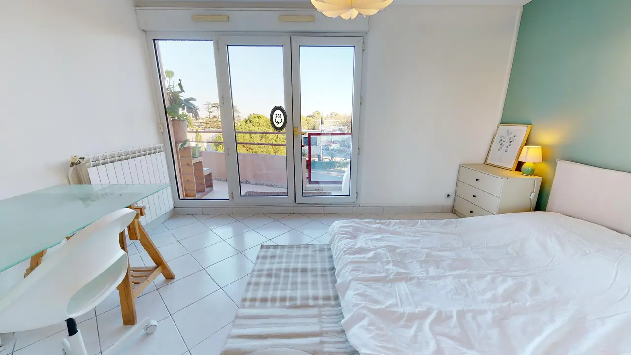 Colocation meublée de 90.35m2 - 480€ - Montpellier