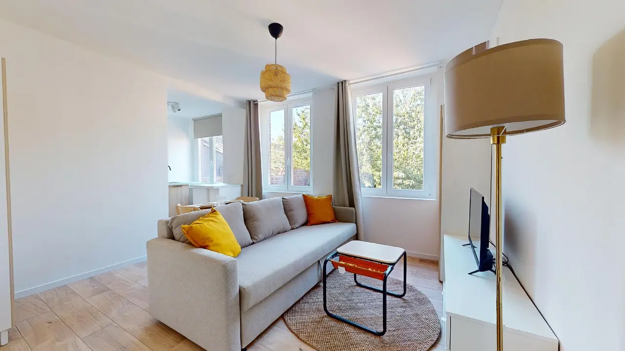 Appartement meublé de 21.0m2 - 545€ - Lille