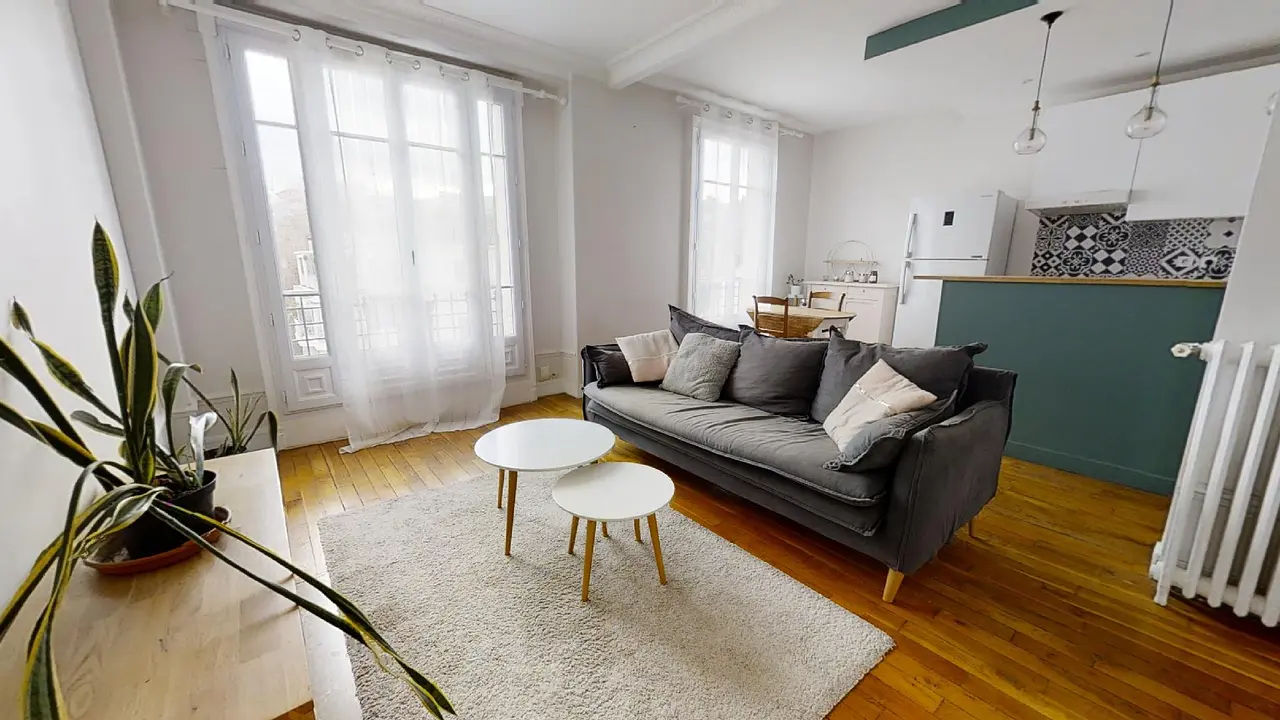 Appartement meublé de 45.0m2 - 1418€ - Courbevoie