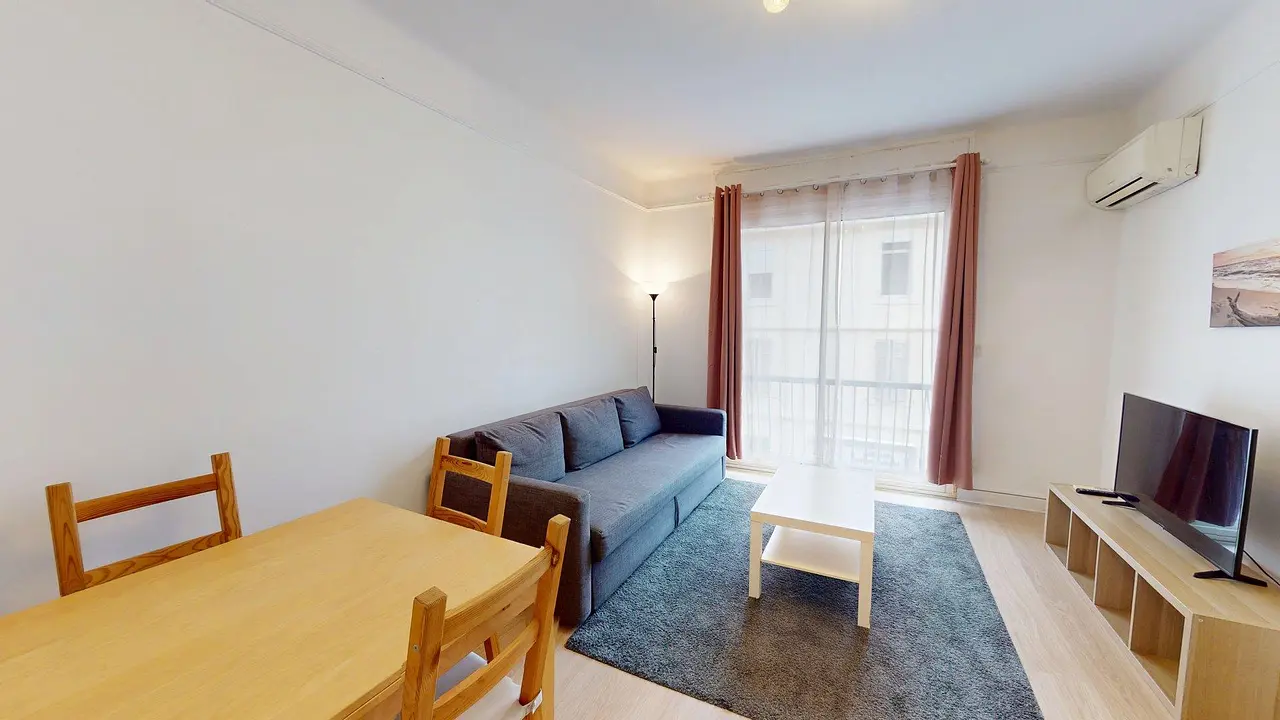 Appartement meublé de 61.0m2 - 1097€ - Marseille