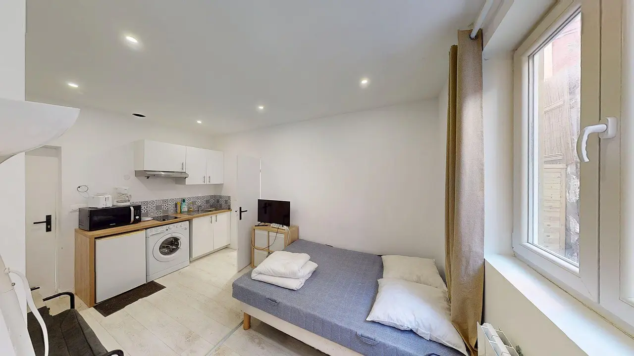 Appartement meublé de 19.0m2 - 510€ - Roubaix