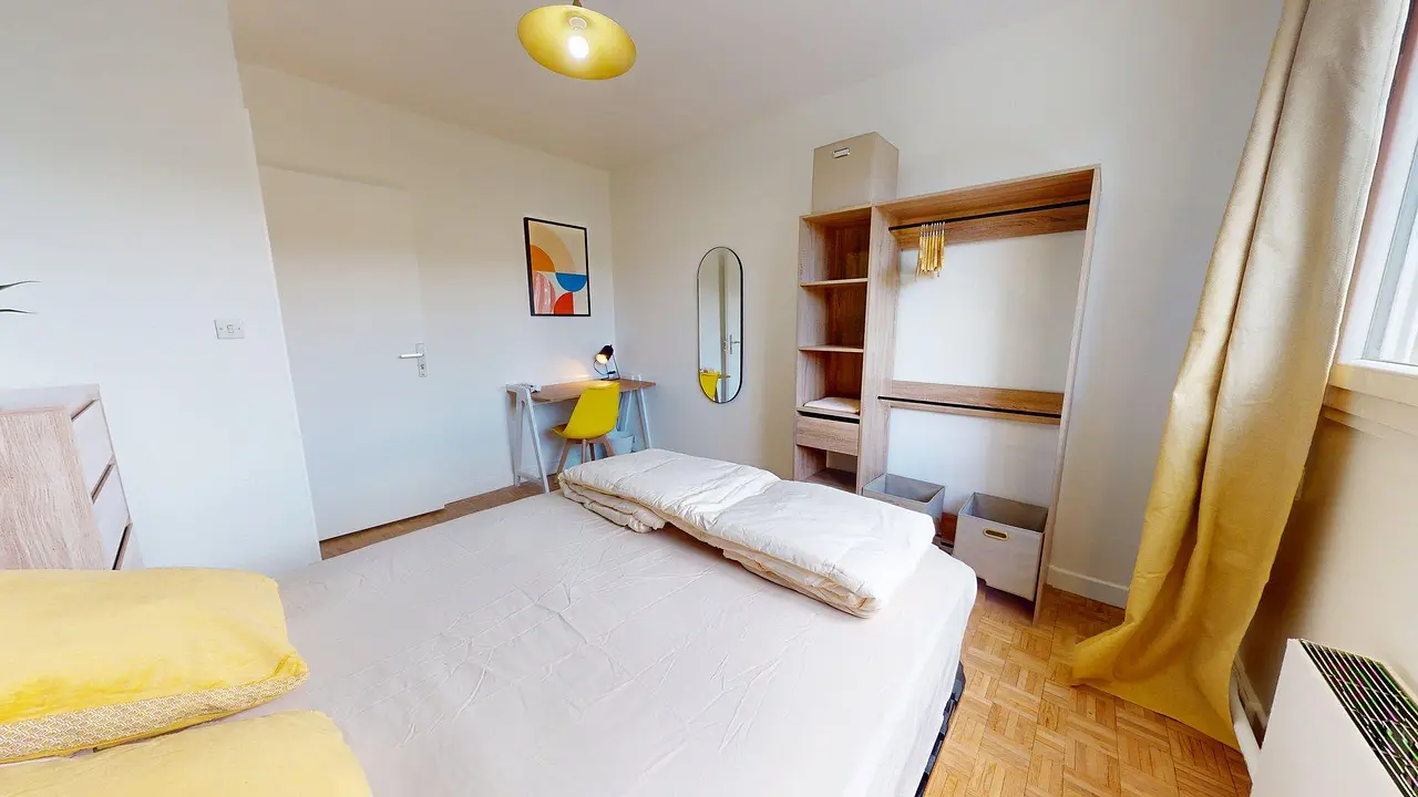 Colocation meublée de 81.61m2 - 480€ - Villeurbanne