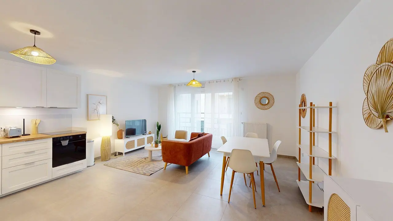 Appartement meublé de 67.1m2 - 1650€ - Saint-Ouen-sur-Seine