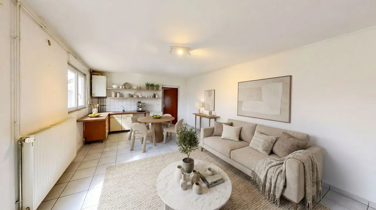 Appartement non meublé de 44.37m2 - 500€ - Piennes
