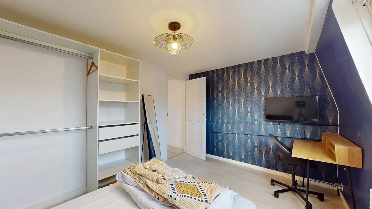 Colocation meublée de 87.18m2 - 350€ - Roubaix