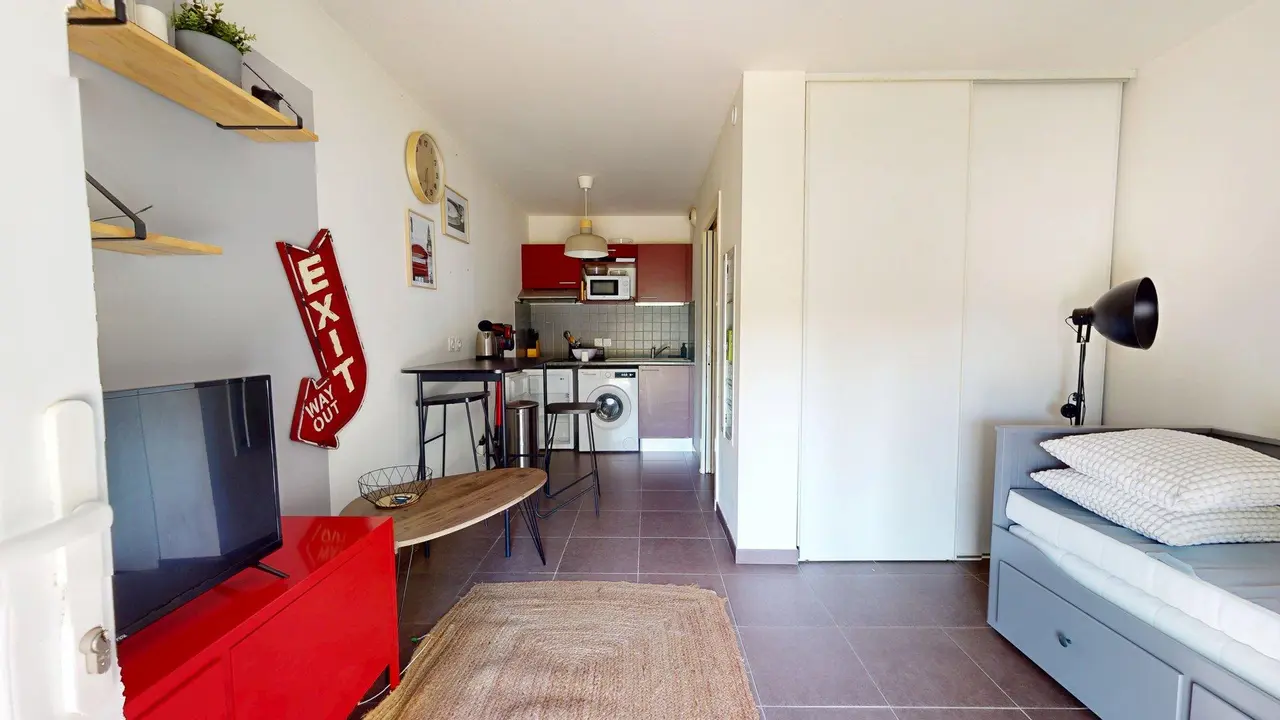 Appartement meublé de 20.85m2 - 579€ - Montpellier