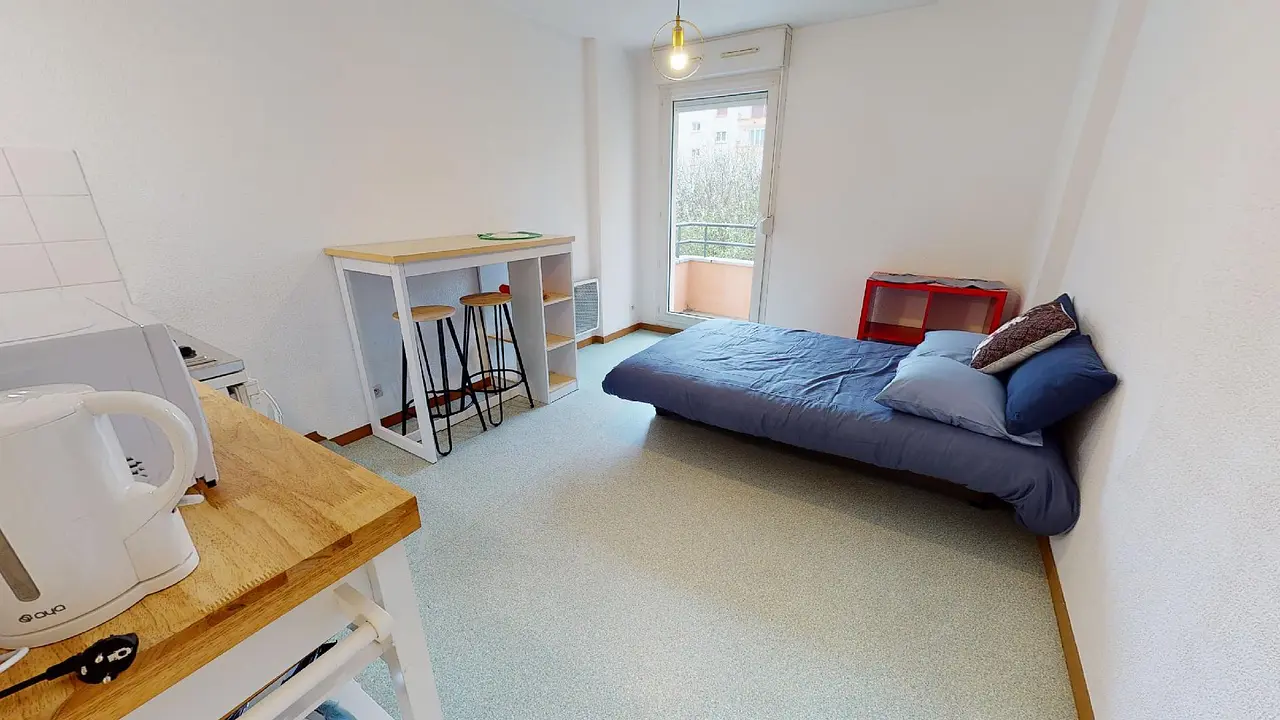 Appartement meublé de 19.0m2 - 439€ - Dijon