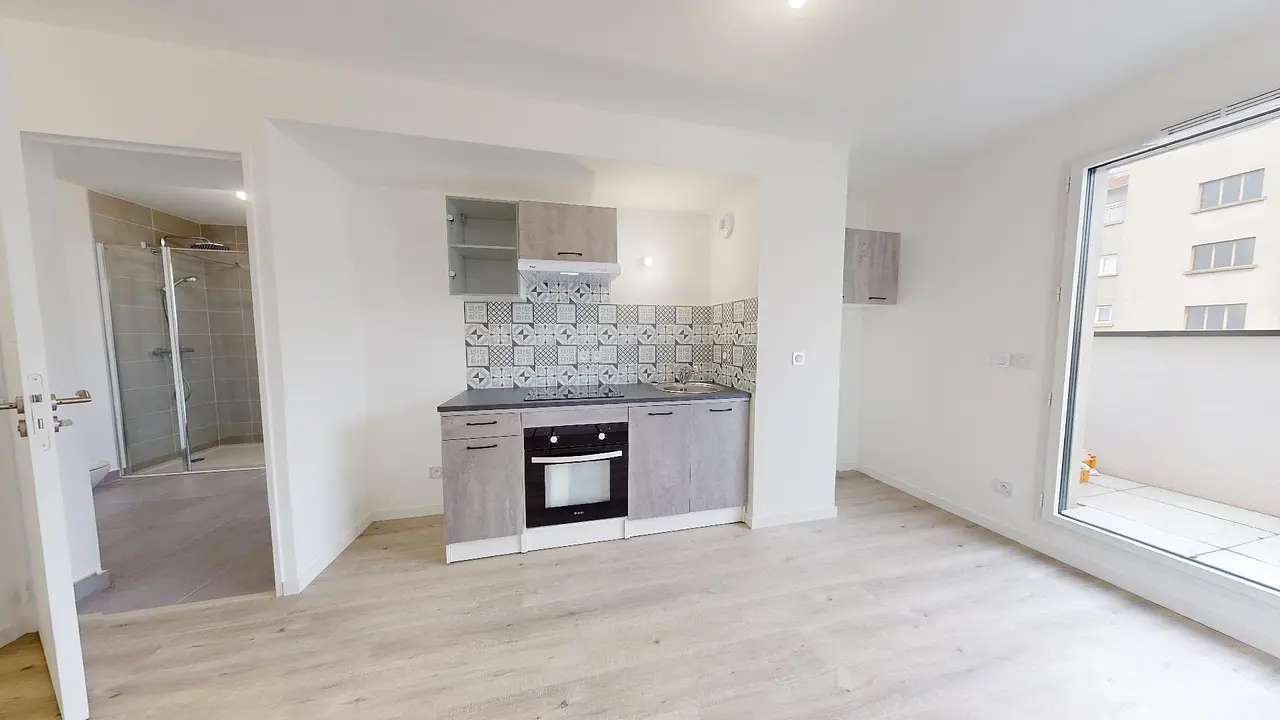 Appartement non meublé de 34.75m2 - 652€ - Villeurbanne
