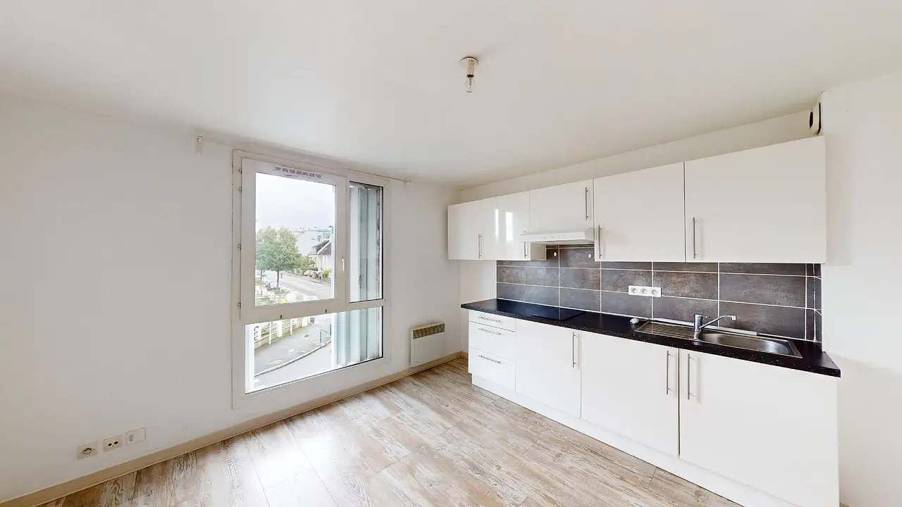 Appartement non meublé de 26.0m2 - 431€ - Brest