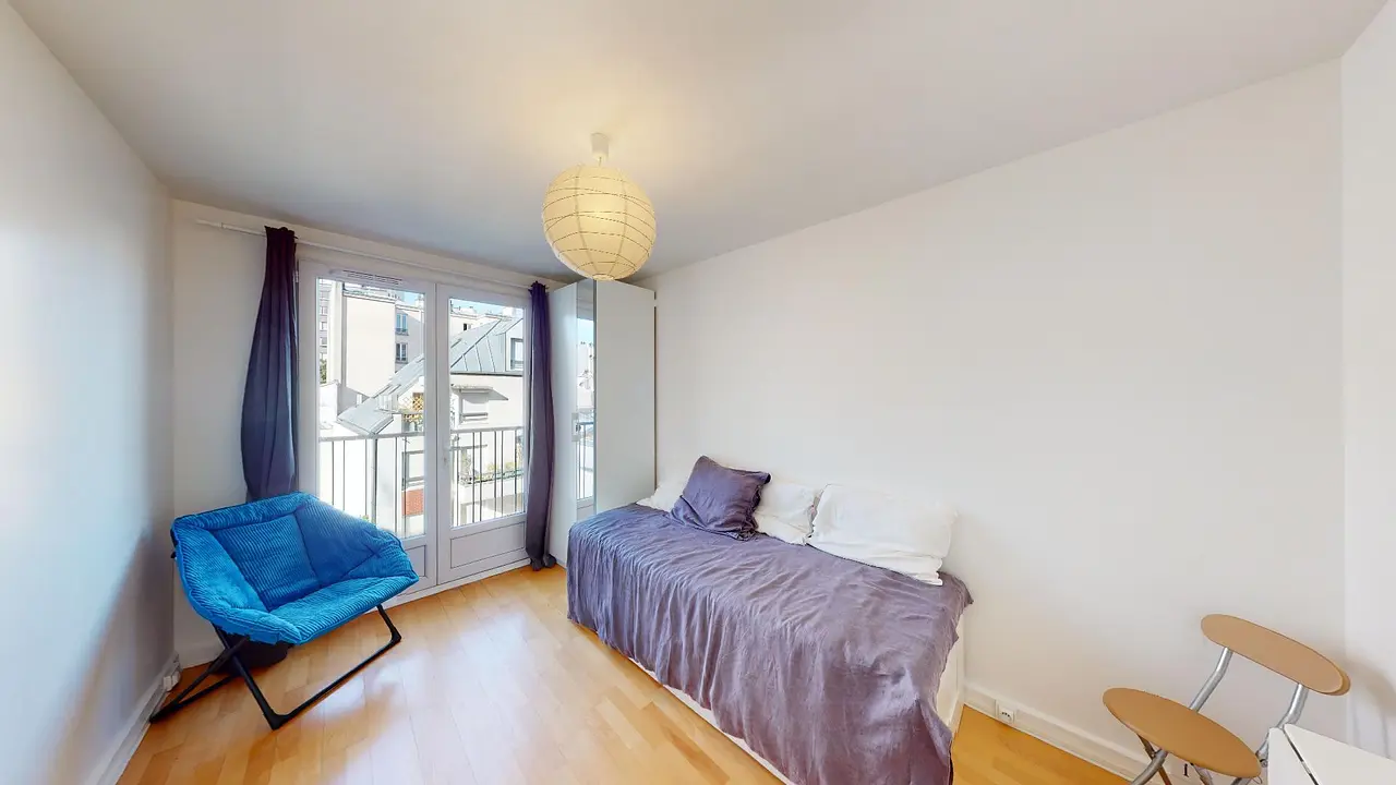 Appartement meublé de 18.55m2 - 780€ - Paris