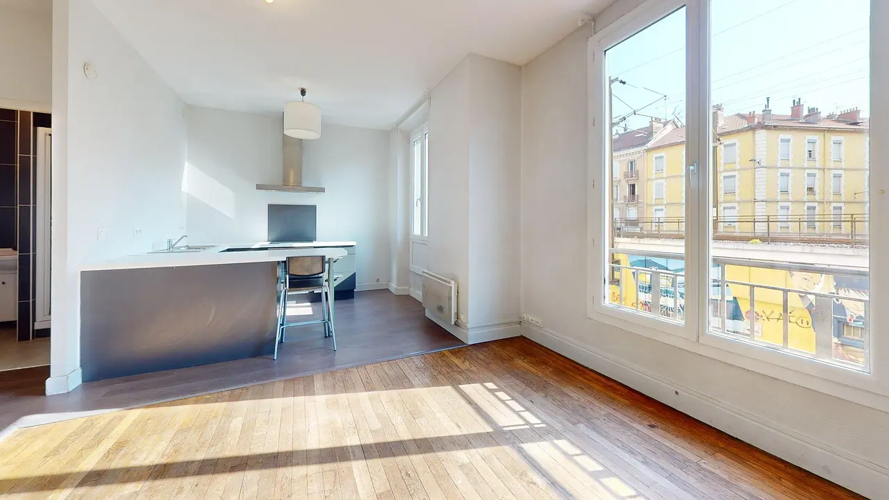 Appartement non meublé de 33.79m2 - 510€ - Grenoble