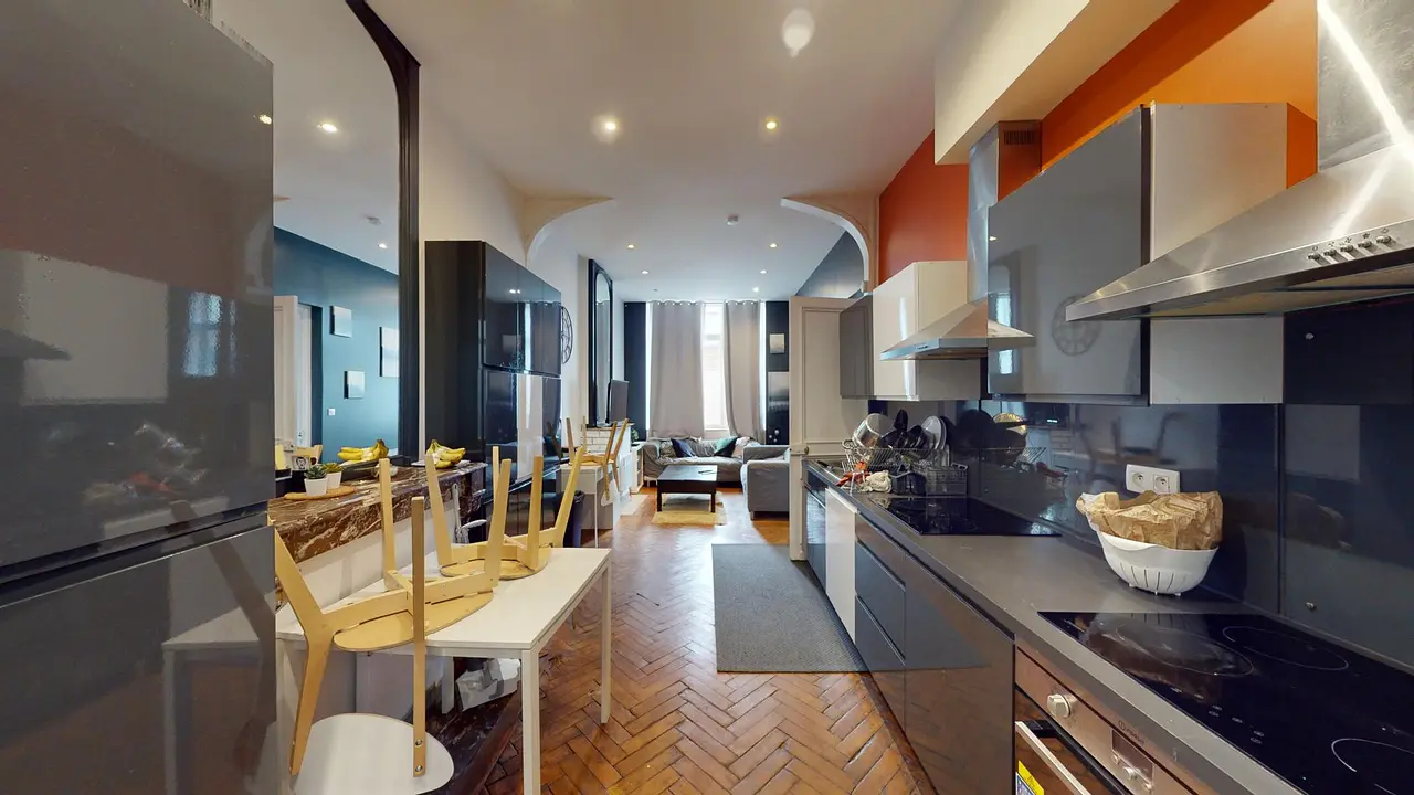 Colocation meublée de 140.0m2 - 420€ - Roubaix